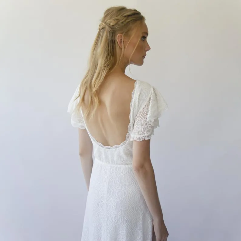 Open back dress #1303
