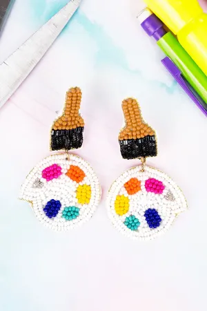 Paint a Picture Seed Bead Earrings