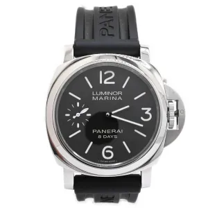 Panerai Men's Luminor Marina 44mm Black Dial Watch Ref# PAM00510