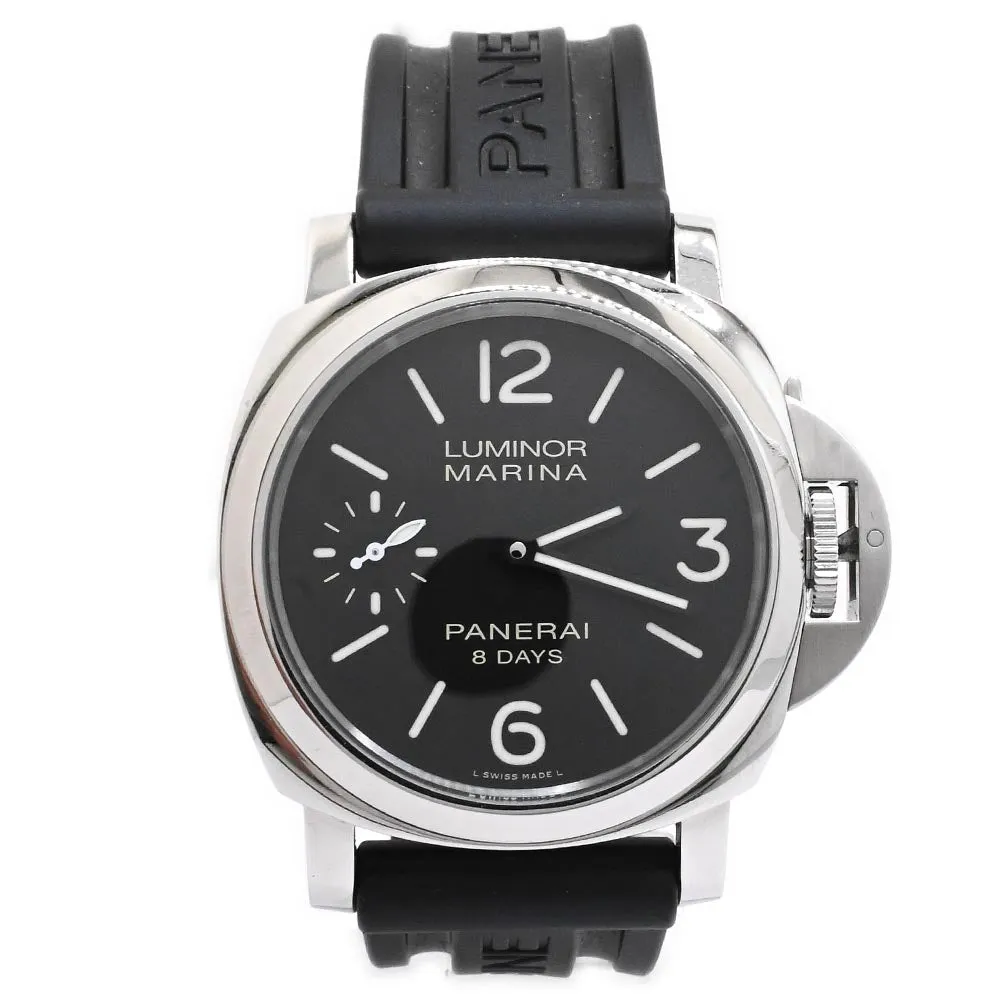 Panerai Men's Luminor Marina 44mm Black Dial Watch Ref# PAM00510