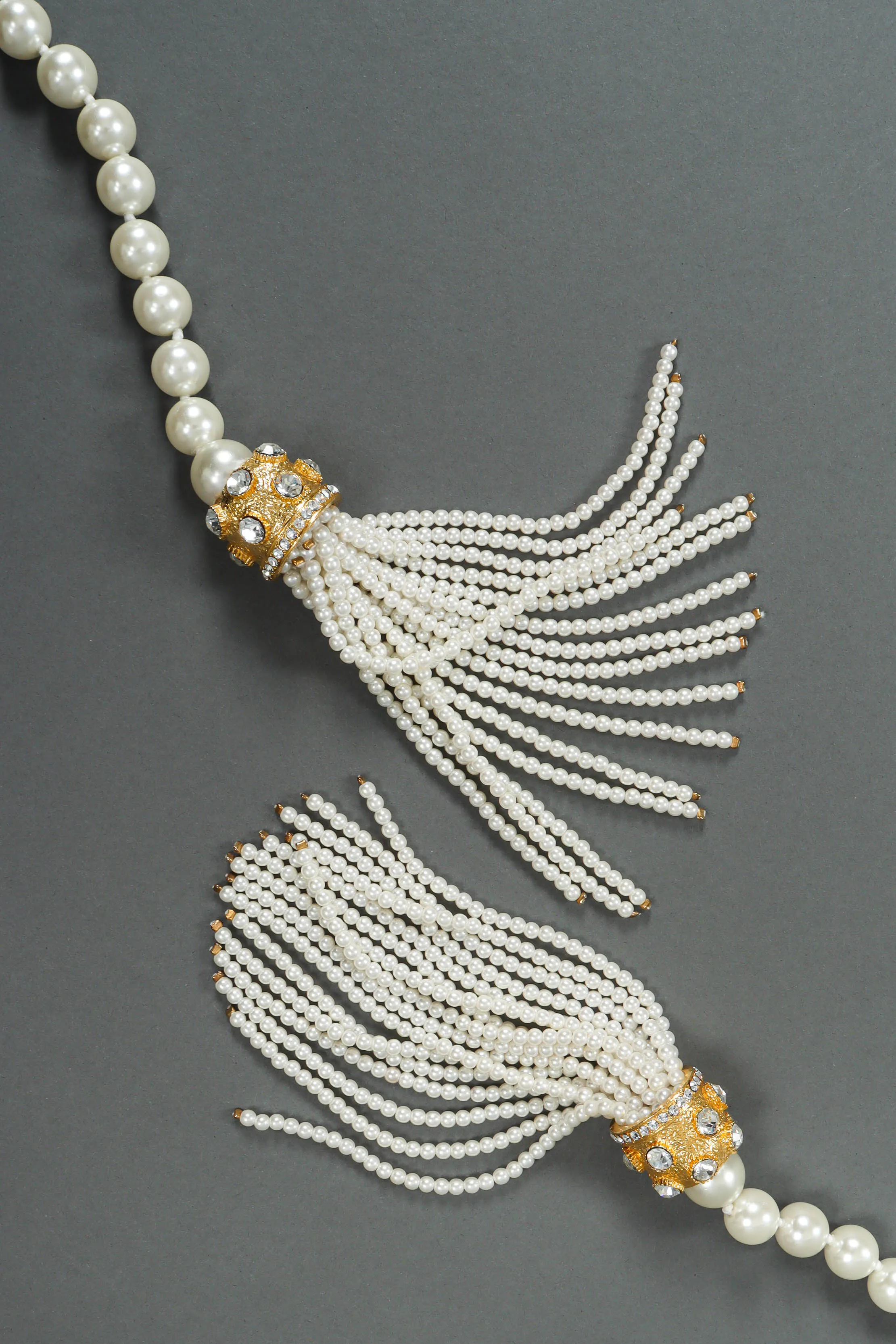 Pearl Tassel Wrap Lariat