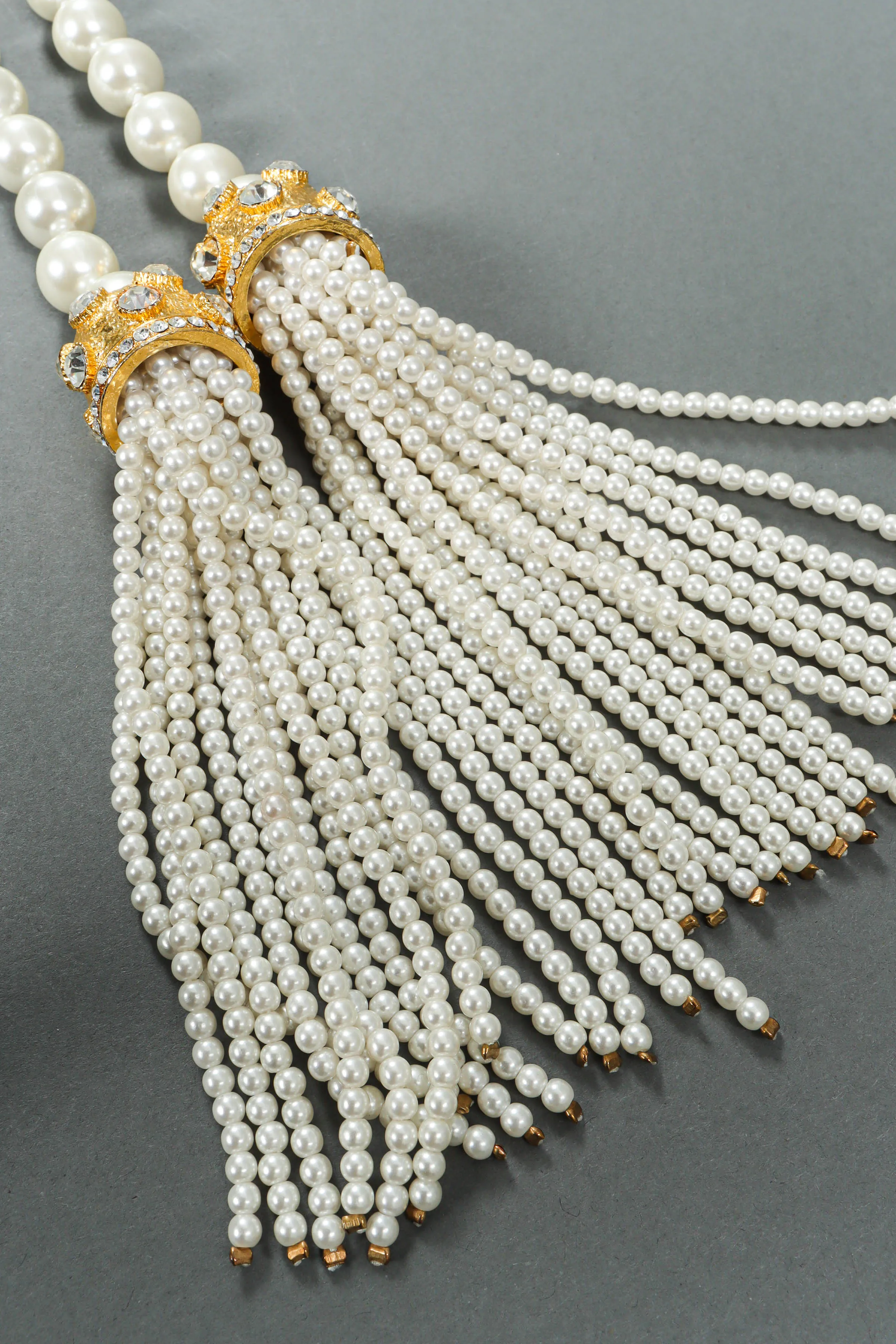Pearl Tassel Wrap Lariat