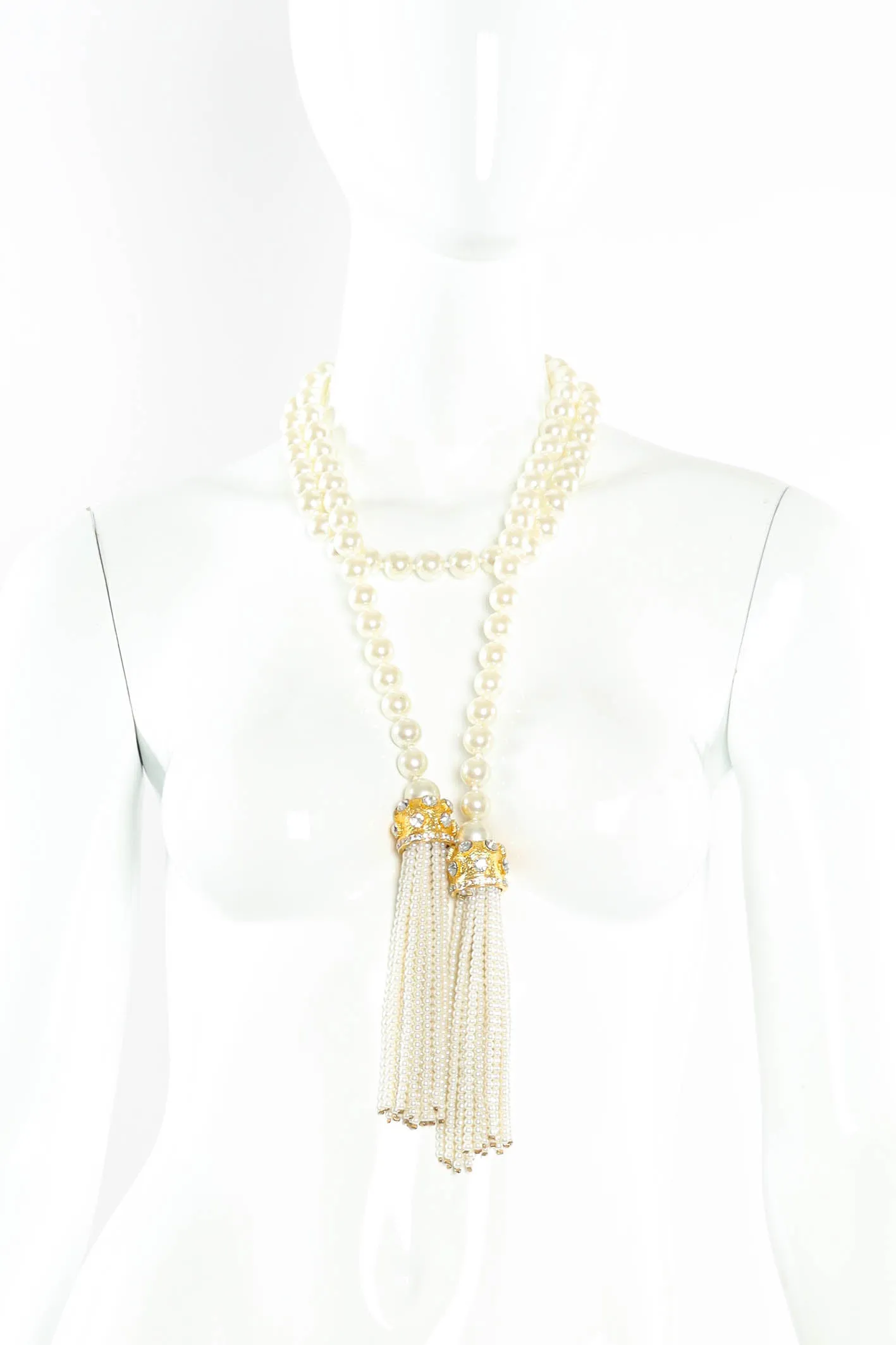 Pearl Tassel Wrap Lariat