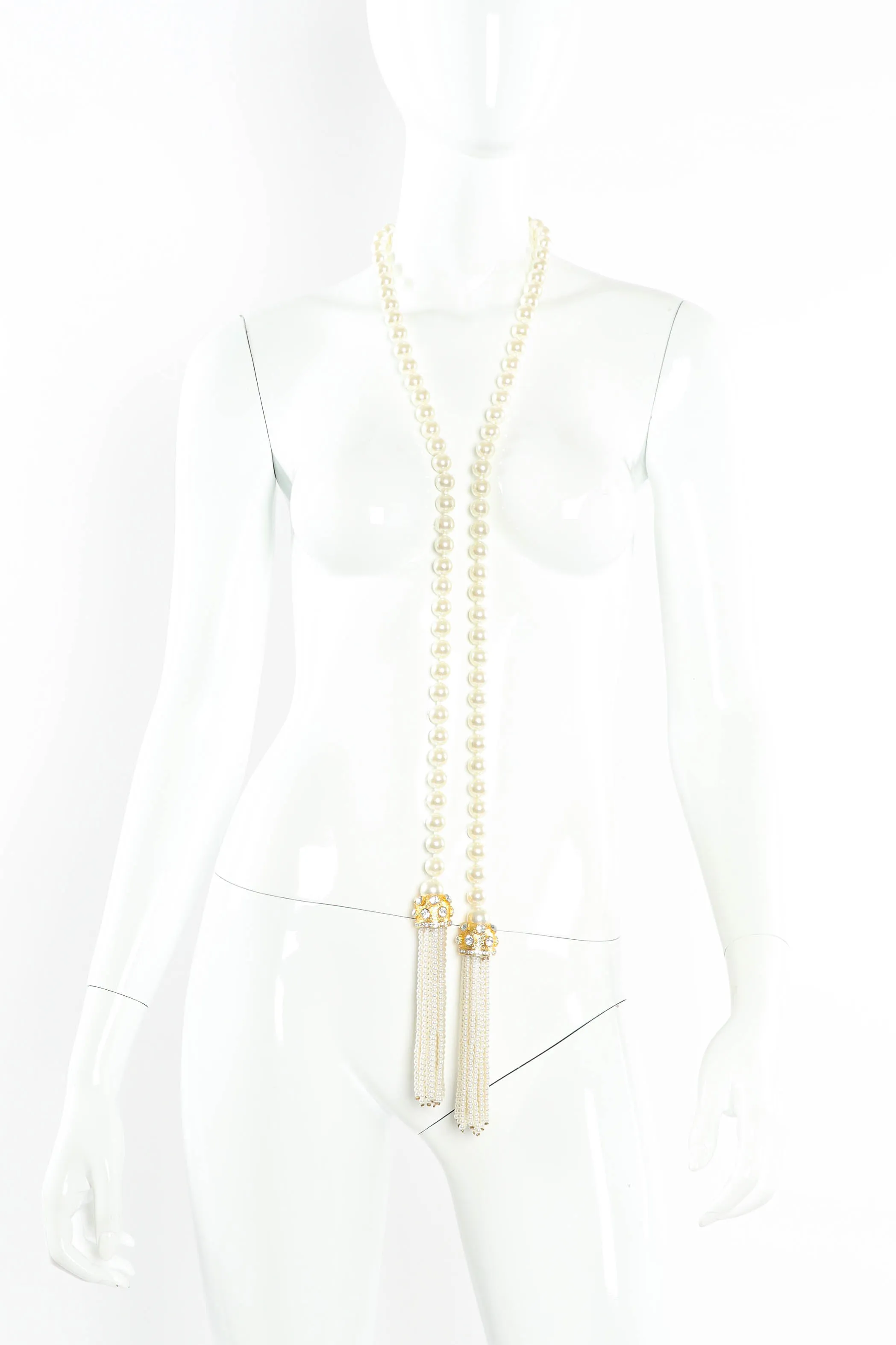Pearl Tassel Wrap Lariat