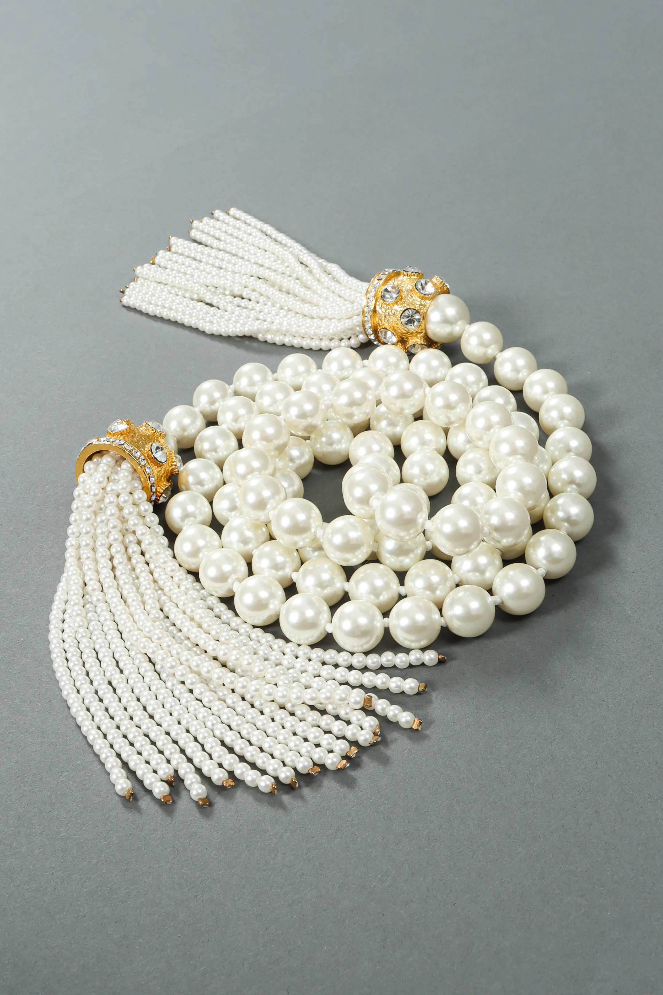 Pearl Tassel Wrap Lariat