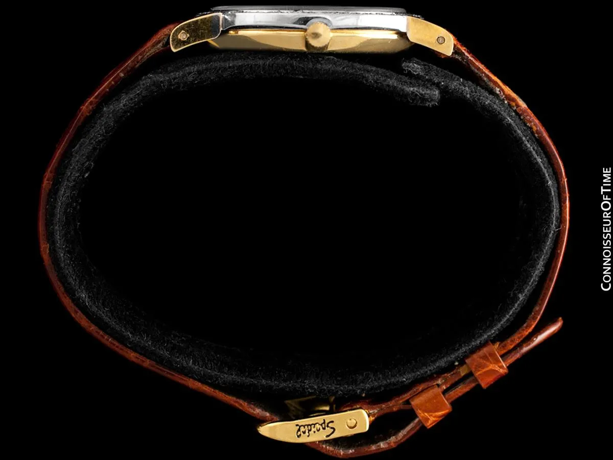Piaget Ladies Vintage Handwound Dress Watch - 18K Gold & Factory Piaget Diamonds