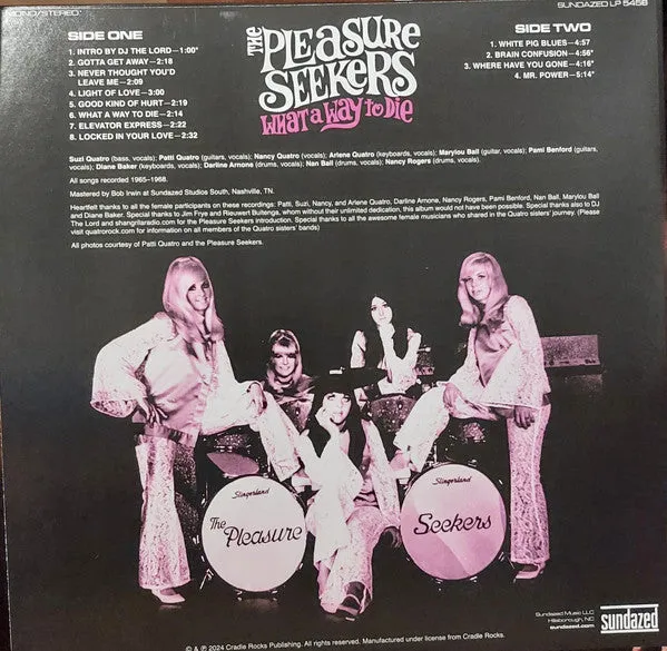 Pleasure Seekers, The – What a Way To Die [VIOLET VINYL] – New LP