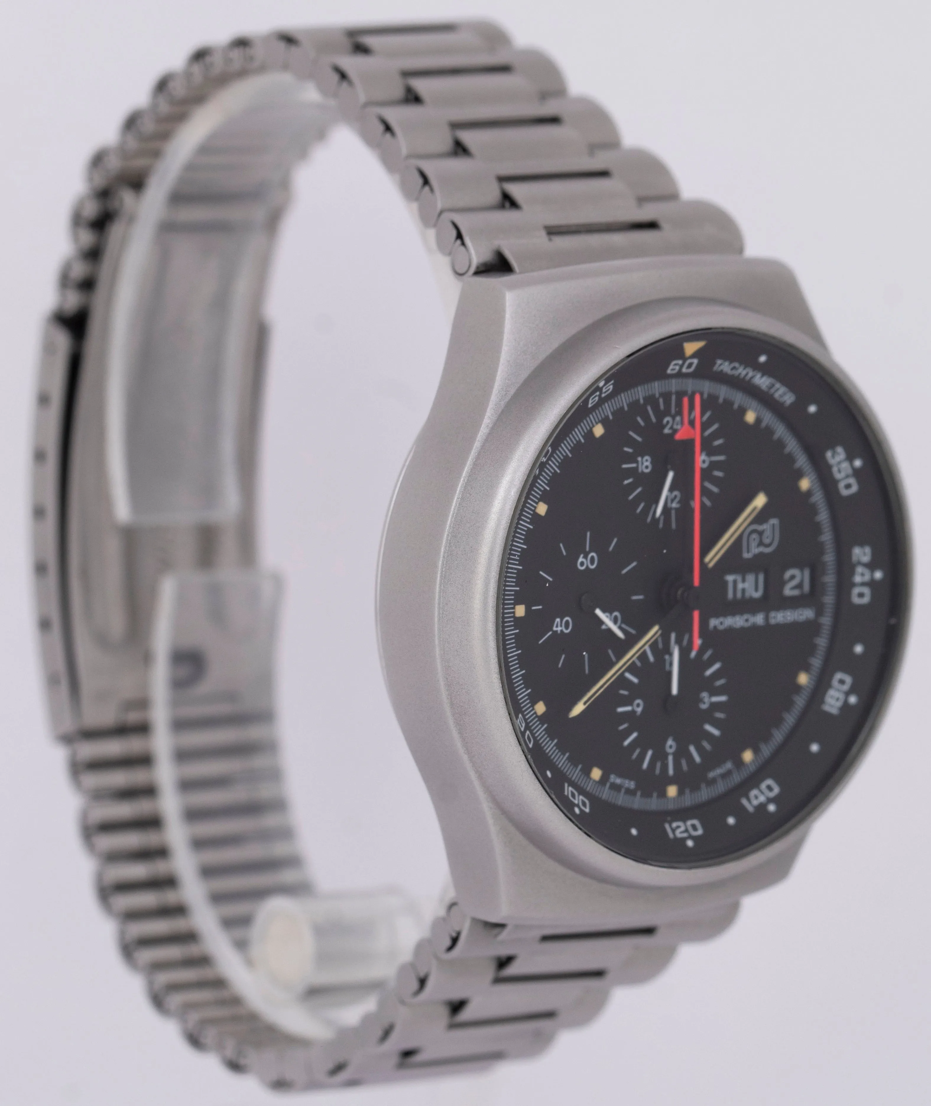 Porsche Design Orfina Black Stainless Steel Automatic Chronograph Watch 7176
