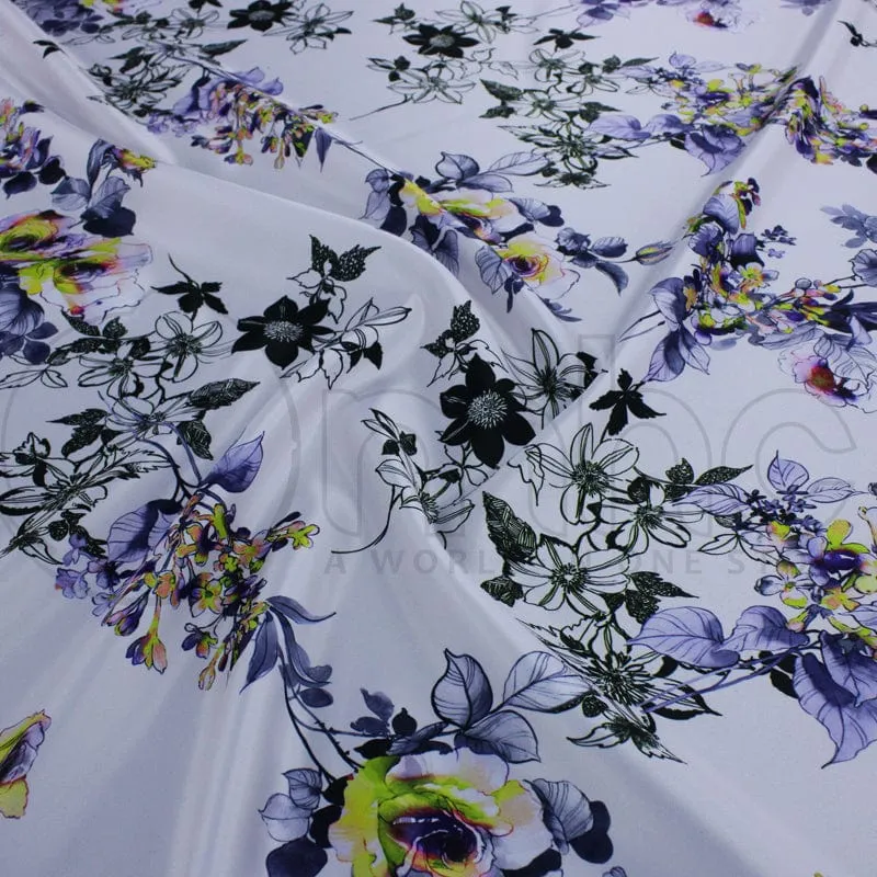 Printed Duchess Satin 140 cm