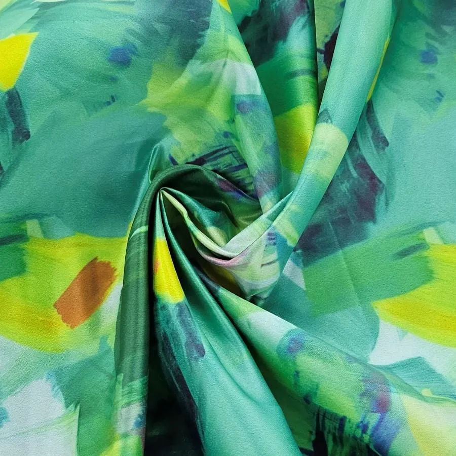 Printed Duchess Satin Fabric 150cm