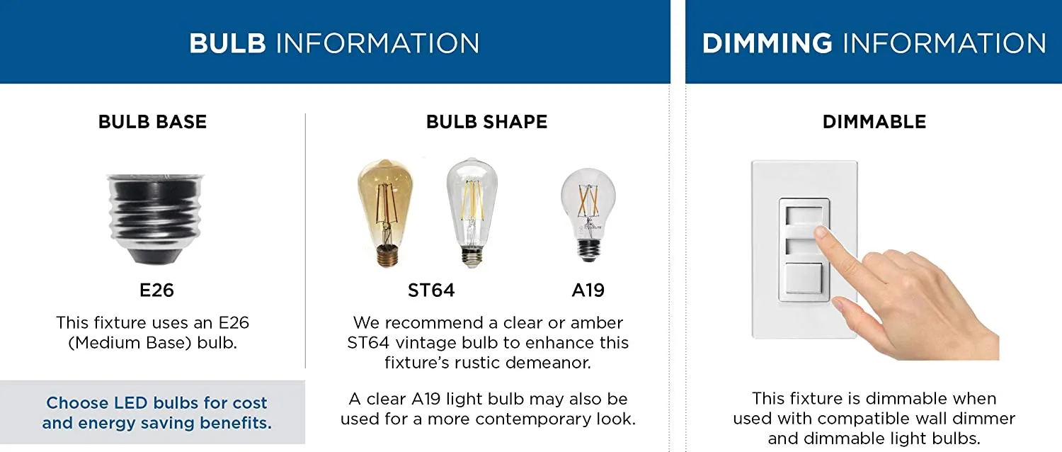 Progress Lighting P350039-143 Briarwood Two-Light Flush Mount, Graphite