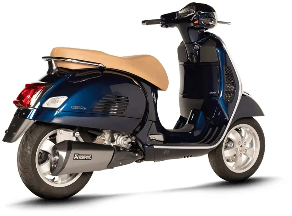 Racing Exhaust AKRAPOVIC "SLIP-ON" Silver | Vespa GTS/GTS Super/GTV 300ccm HPE