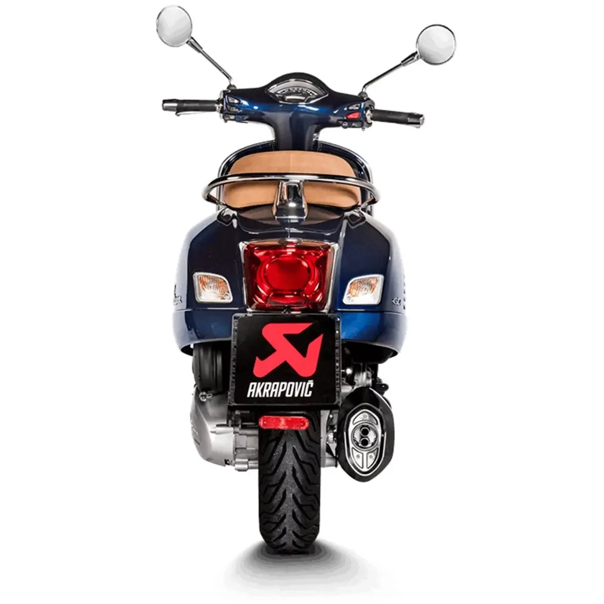 Racing Exhaust AKRAPOVIC "SLIP-ON" Silver | Vespa GTS/GTS Super/GTV 300ccm HPE