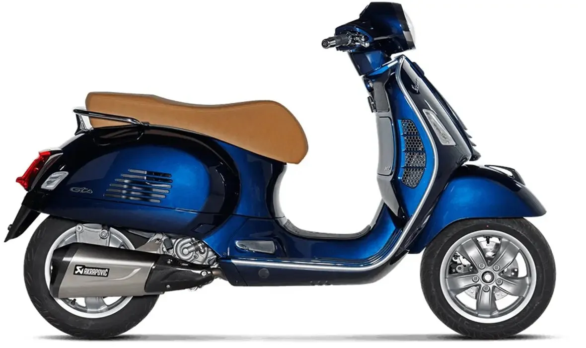Racing Exhaust AKRAPOVIC "SLIP-ON" Silver | Vespa GTS/GTS Super/GTV 300ccm HPE