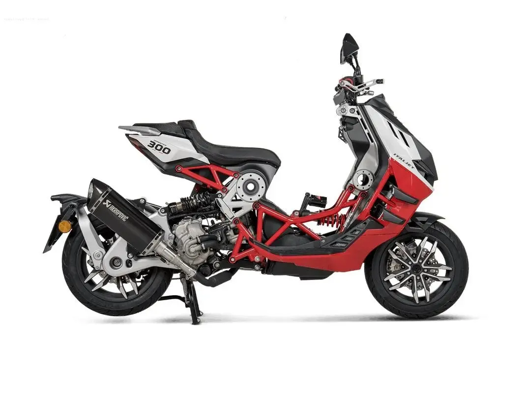 Racing Exhaust Akrapovic Slip-On Line Titanium | Italjet Dragster 300 2024