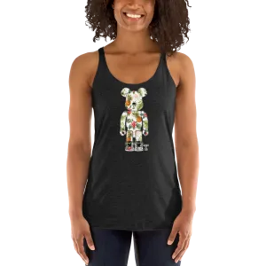 Rhythm Arts Bear Brick Pineapple Women's Racerback Tank