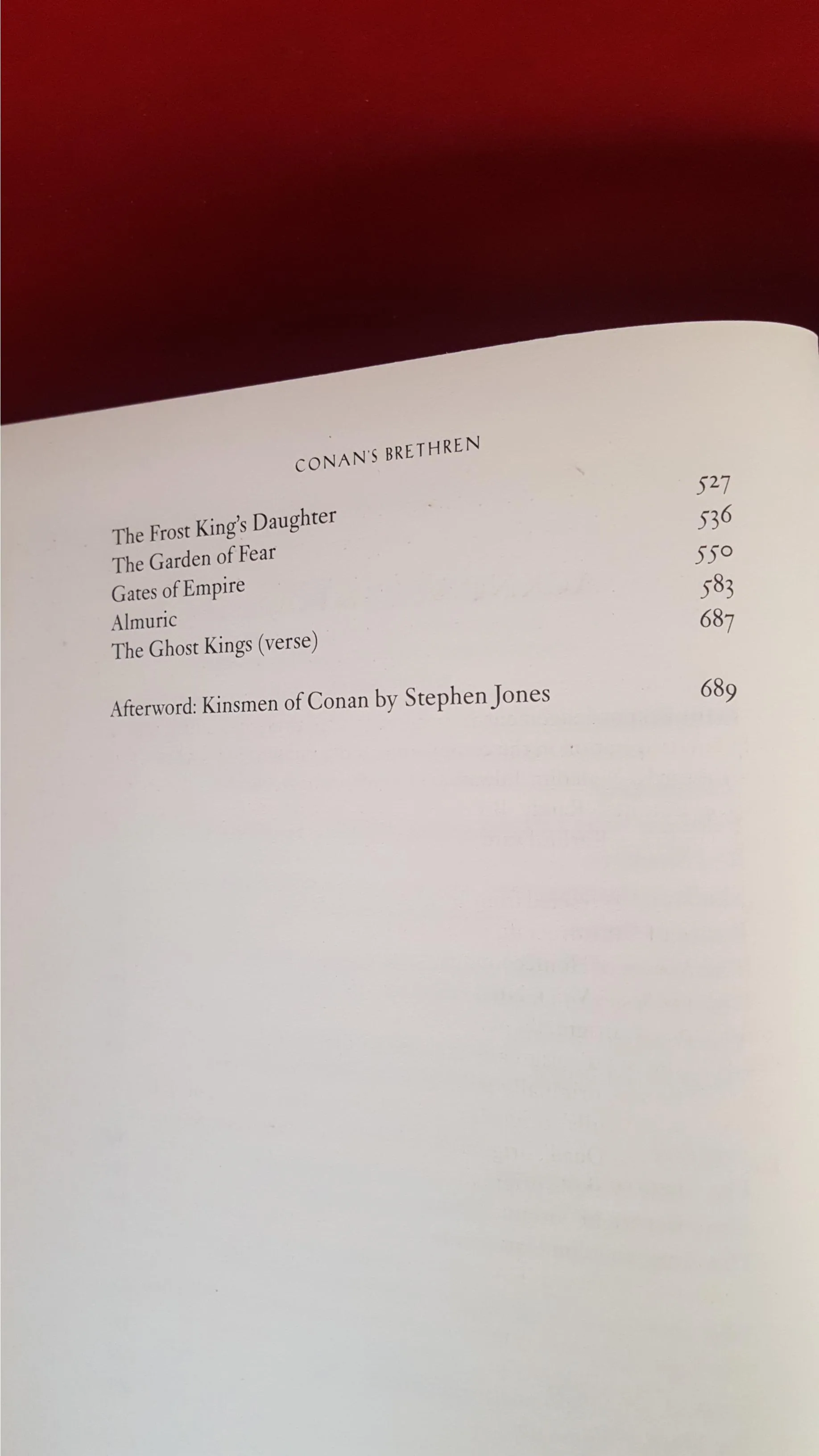 Robert Howard - Conan's Brethren: The Classic Heroes, Gollancz, 2009, 1st Edition