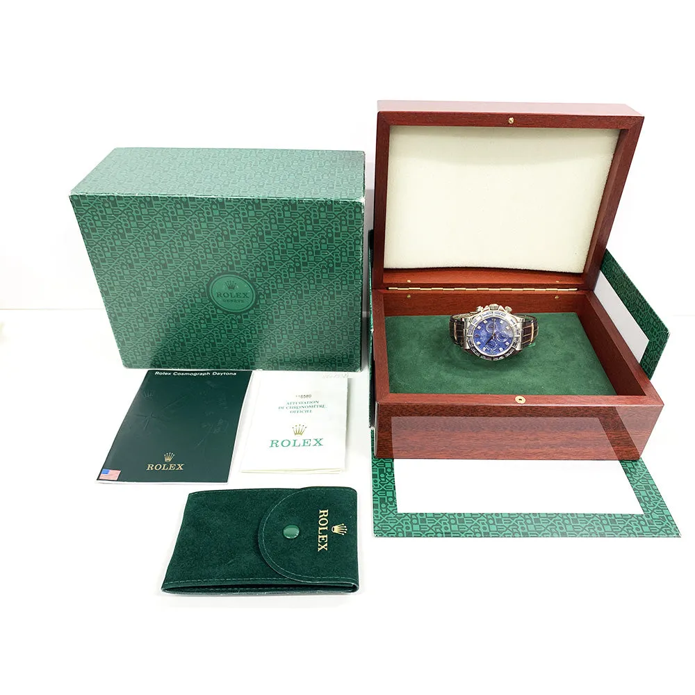 Rolex Cosmograph Daytona 116589SACI Blue Sodalite Dial Jun 2001