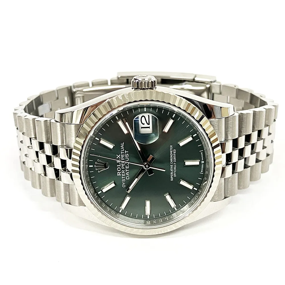 Rolex Datejust 126234 Mint Green Dial Mar 2024