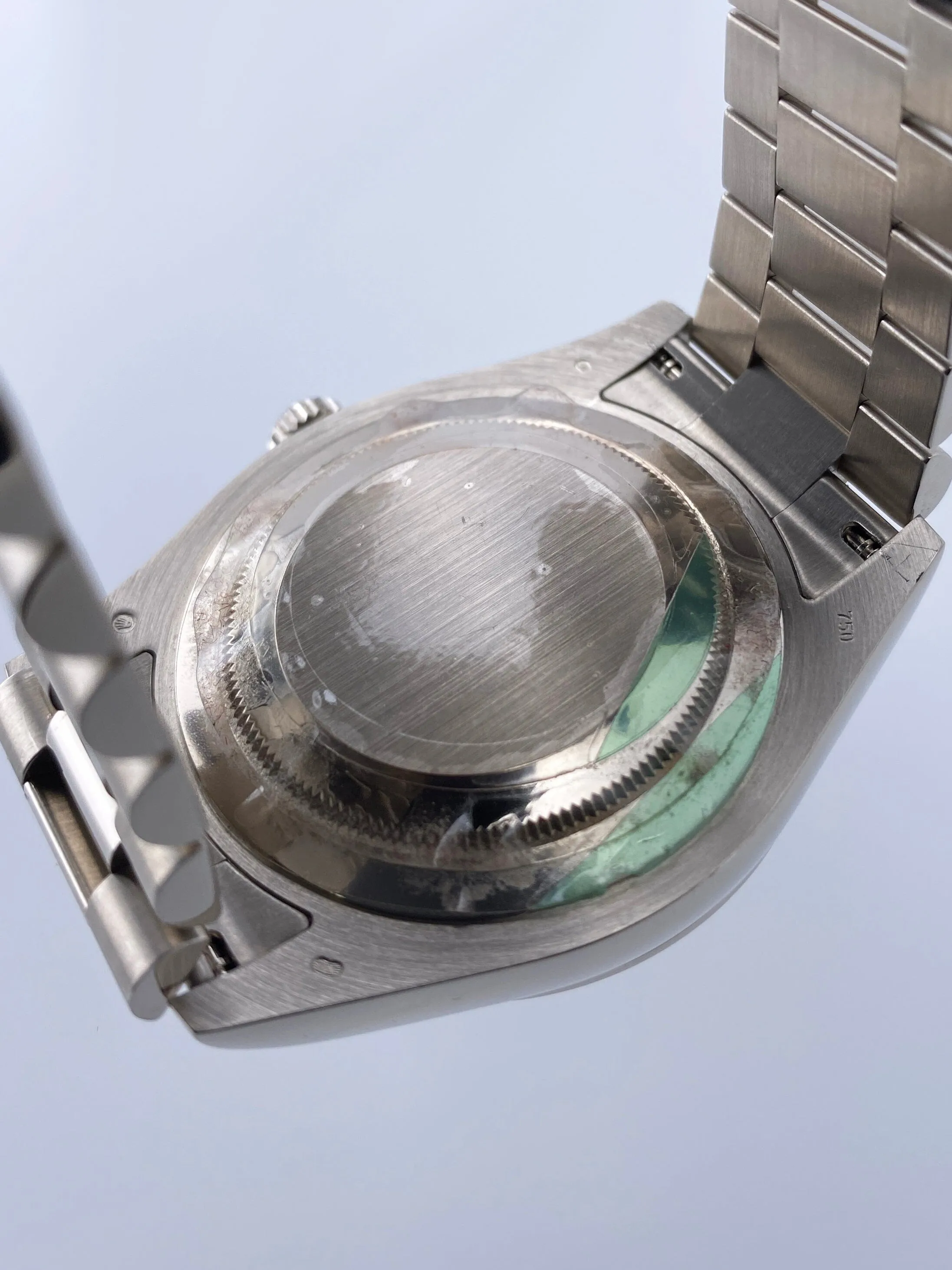 Rolex Day-Date 41 218239 Diamond Black Dial 18K White Gold Mens Watch Box Papers