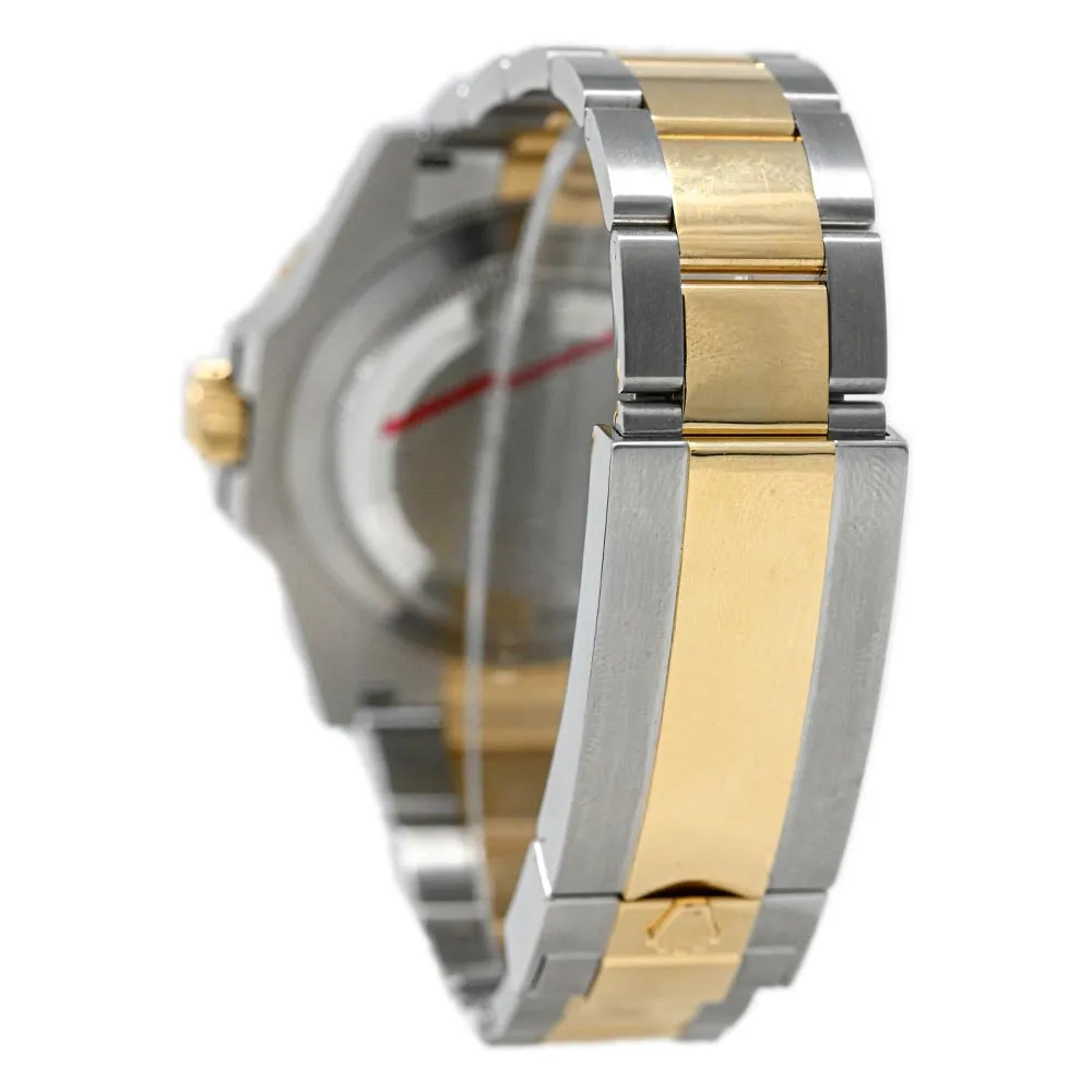 Rolex Men's Submariner Date 18K Yellow Gold & Steel 41mm Black Dot Dial Watch Reference #: 126613LN