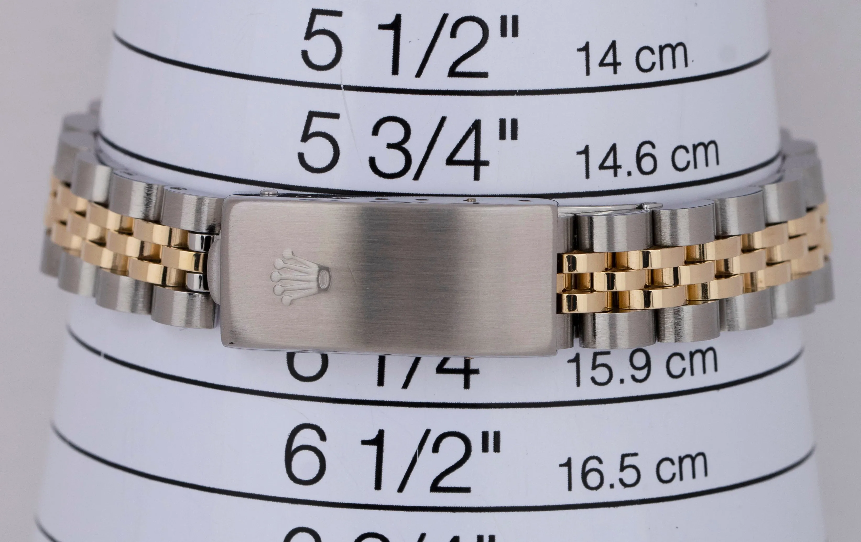 Rolex Oyster Perpetual 24mm Two-Tone Yellow Gold CHAMPAGNE Jubilee Watch 67193