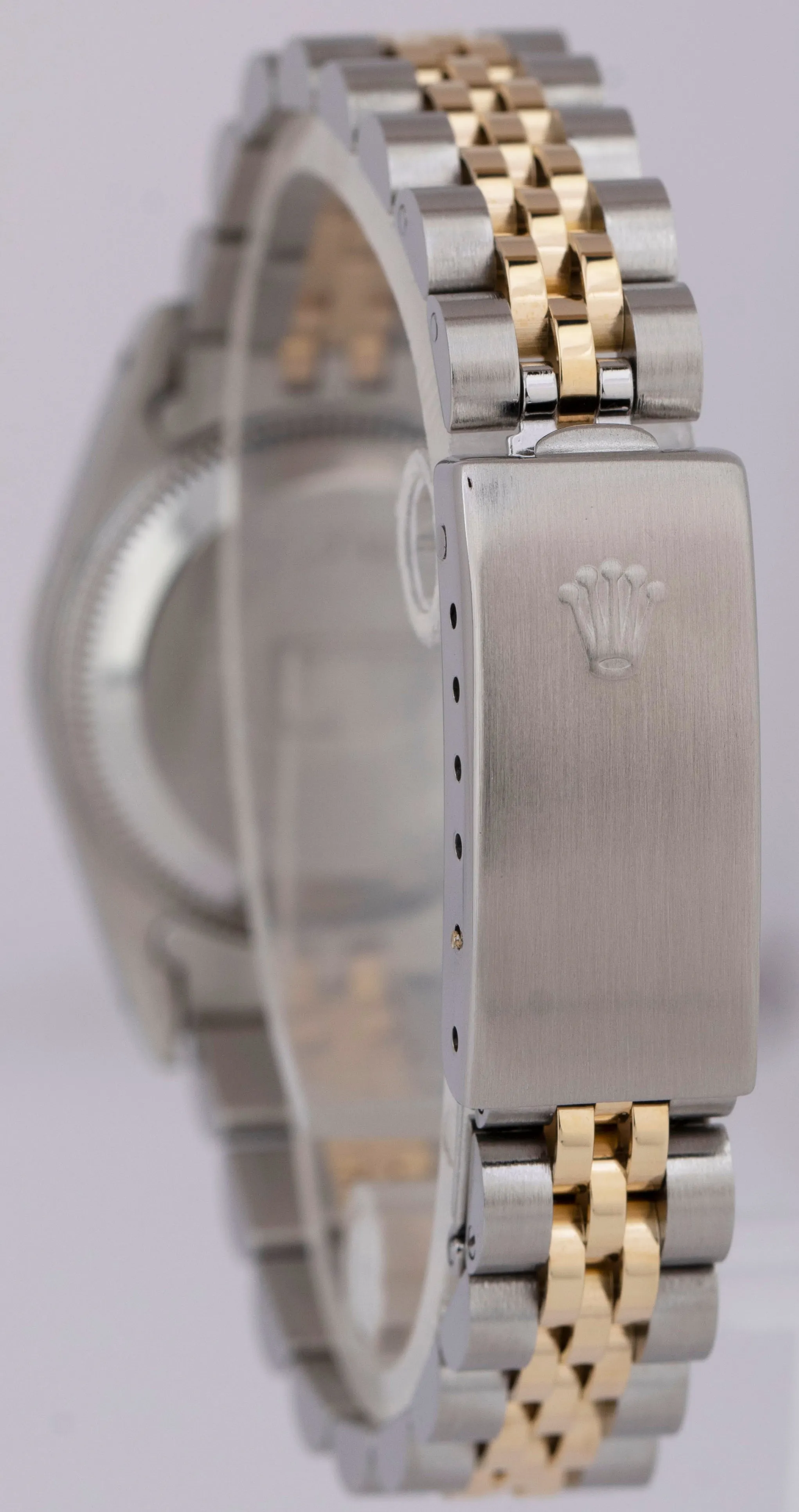 Rolex Oyster Perpetual 24mm Two-Tone Yellow Gold CHAMPAGNE Jubilee Watch 67193