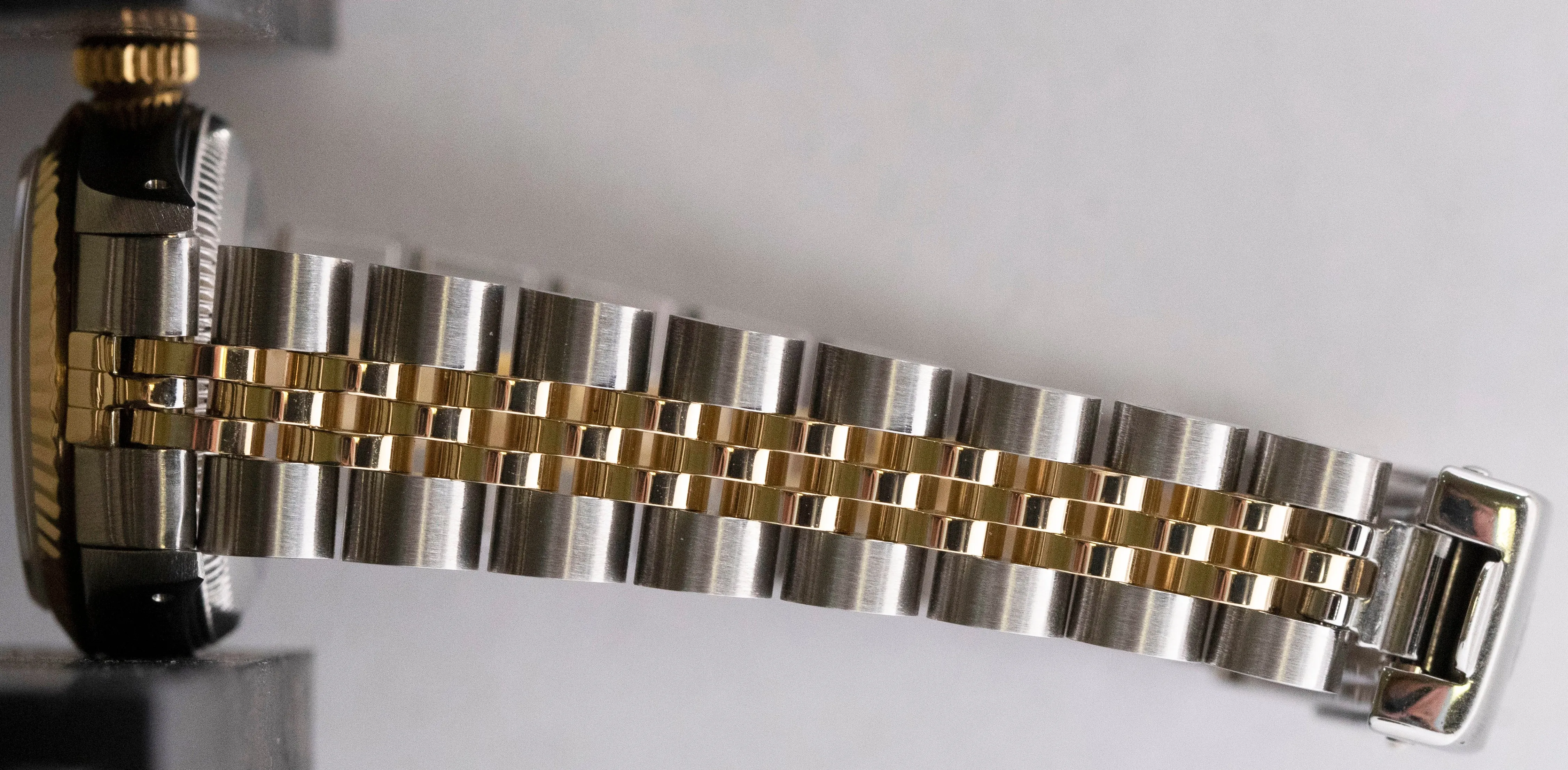 Rolex Oyster Perpetual 24mm Two-Tone Yellow Gold CHAMPAGNE Jubilee Watch 67193