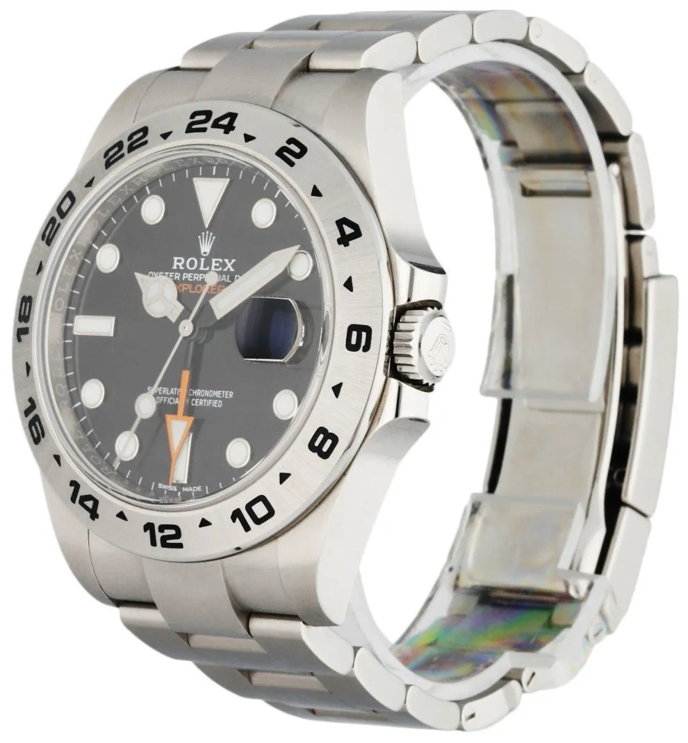 Rolex Oyster Perpetual Explorer II 216570 Mens Watch With Box & Papers