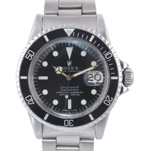 Rolex Submariner 1680 Stainless Steel Vintage Watch Oyster Bracelet 93150 Matte