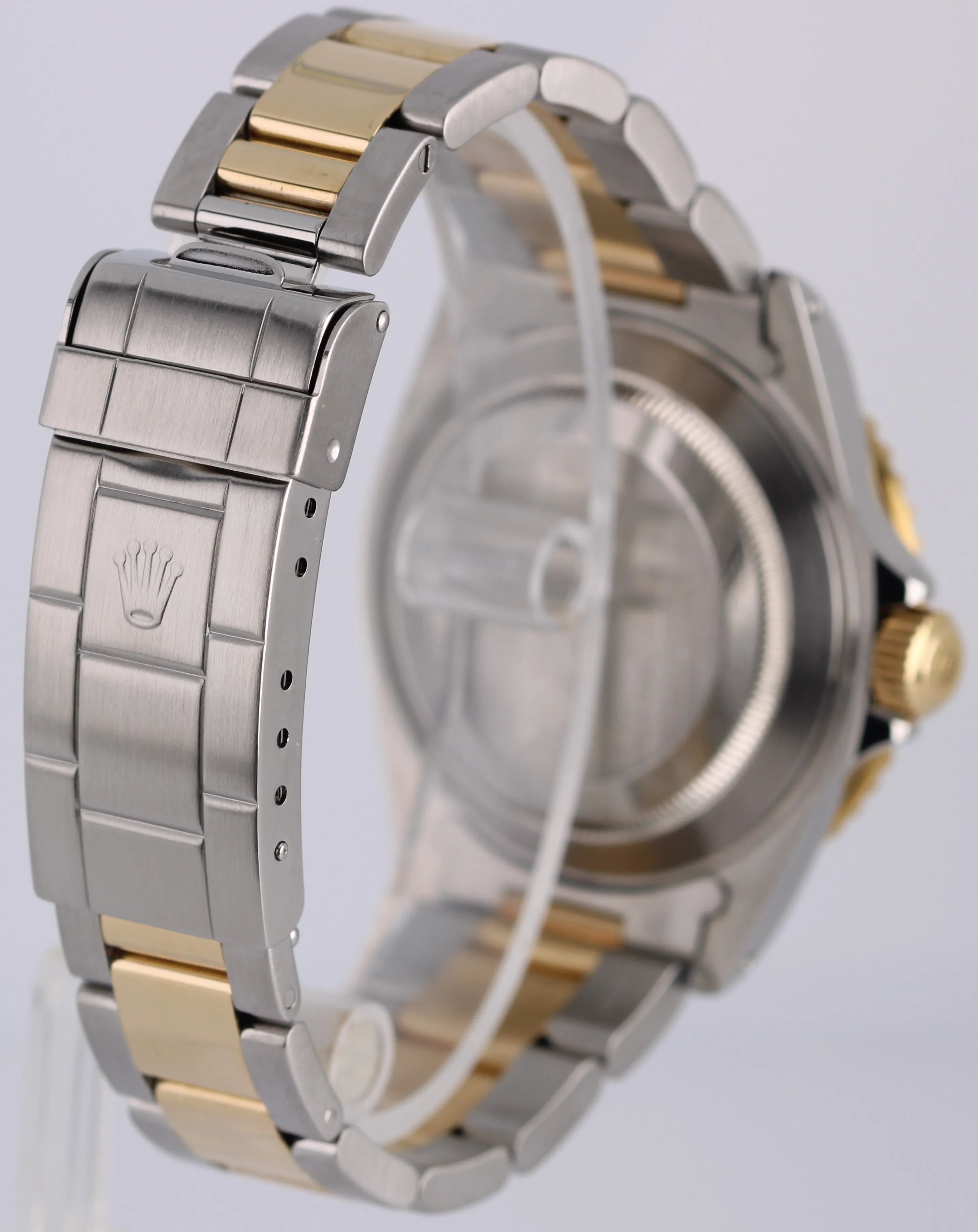 Rolex Submariner Date Two-Tone 18k Gold Steel Blue 40mm 16613 Watch