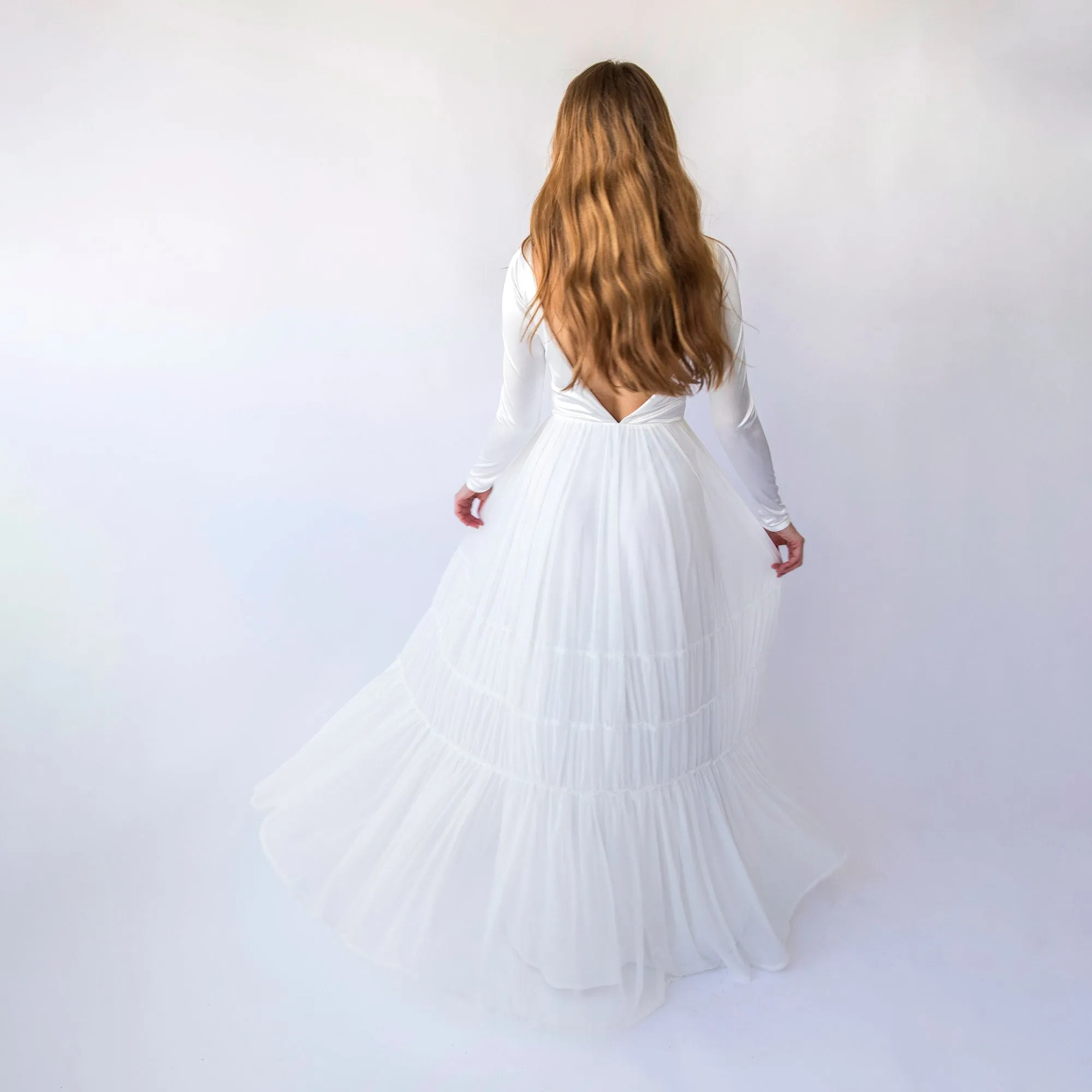 Romantic wedding dress #1451