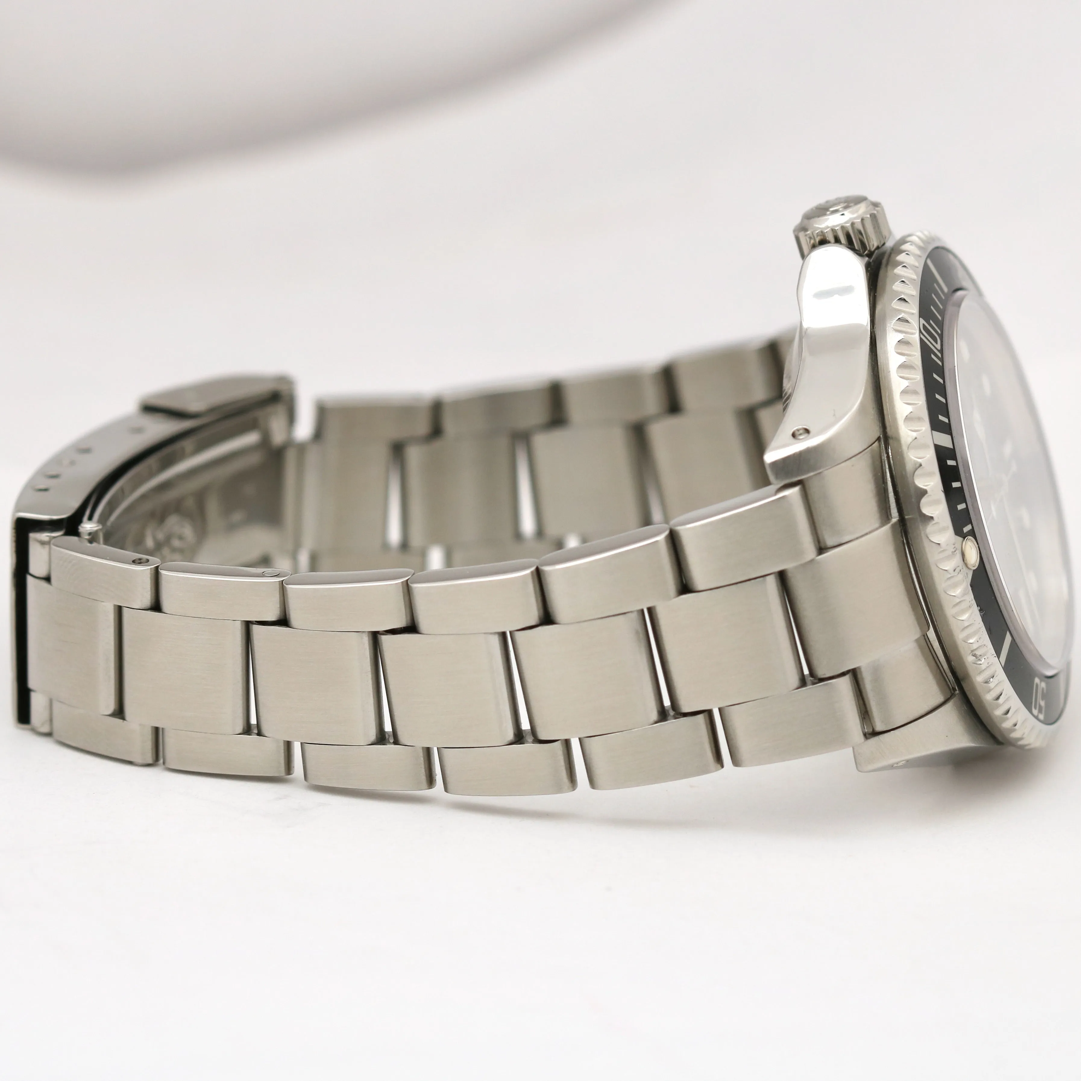 RSC Rolex Sea-Dweller 16600 40mm Stainless Steel Black Automatic Date Watch BOX