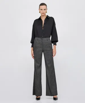 SALE Satin Blouse- Black