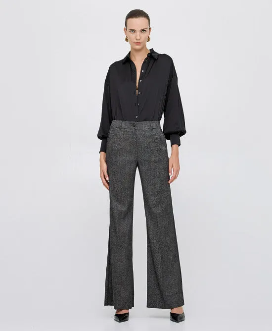 SALE Satin Blouse- Black