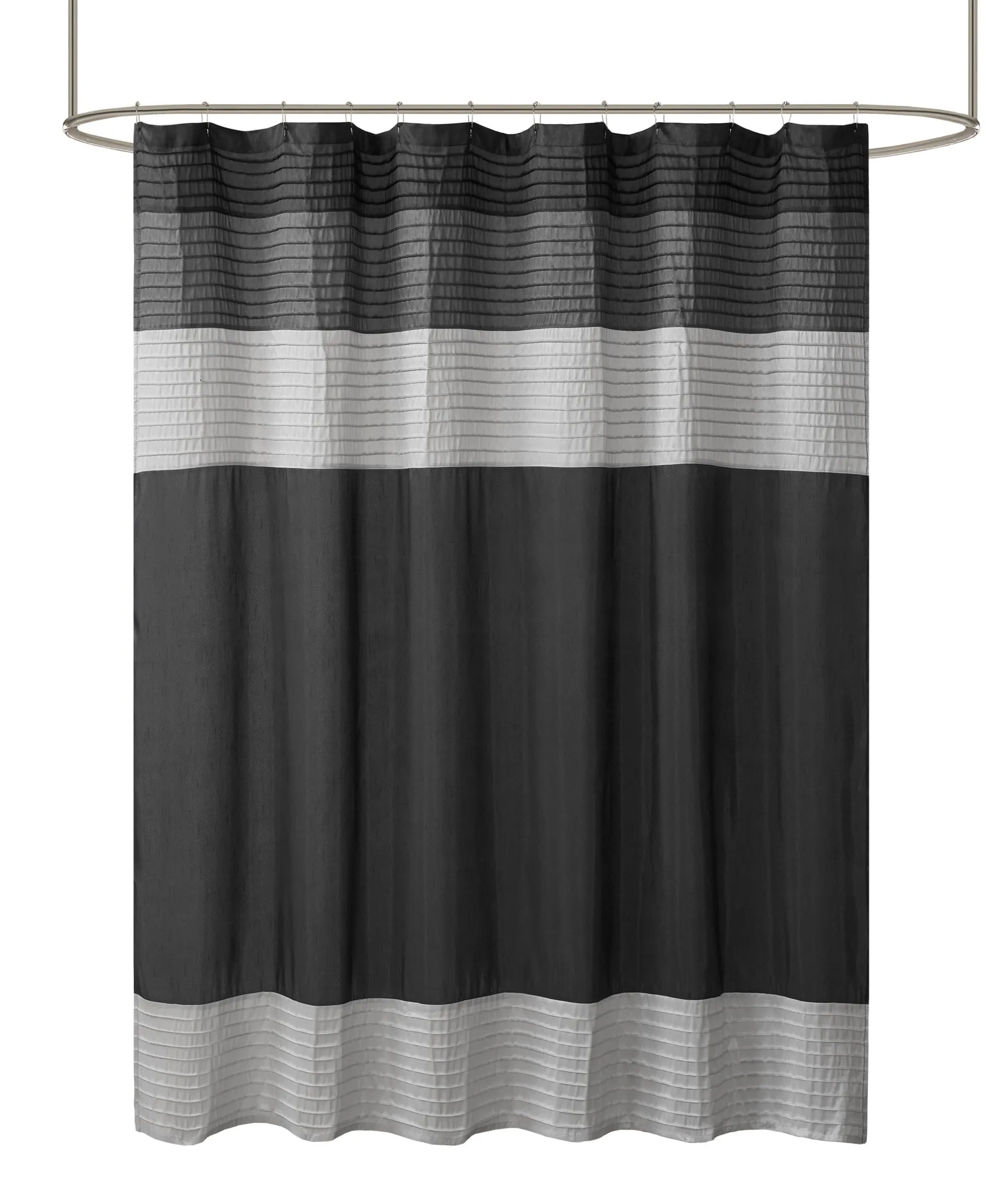 Salem Faux Silk Shower Curtain