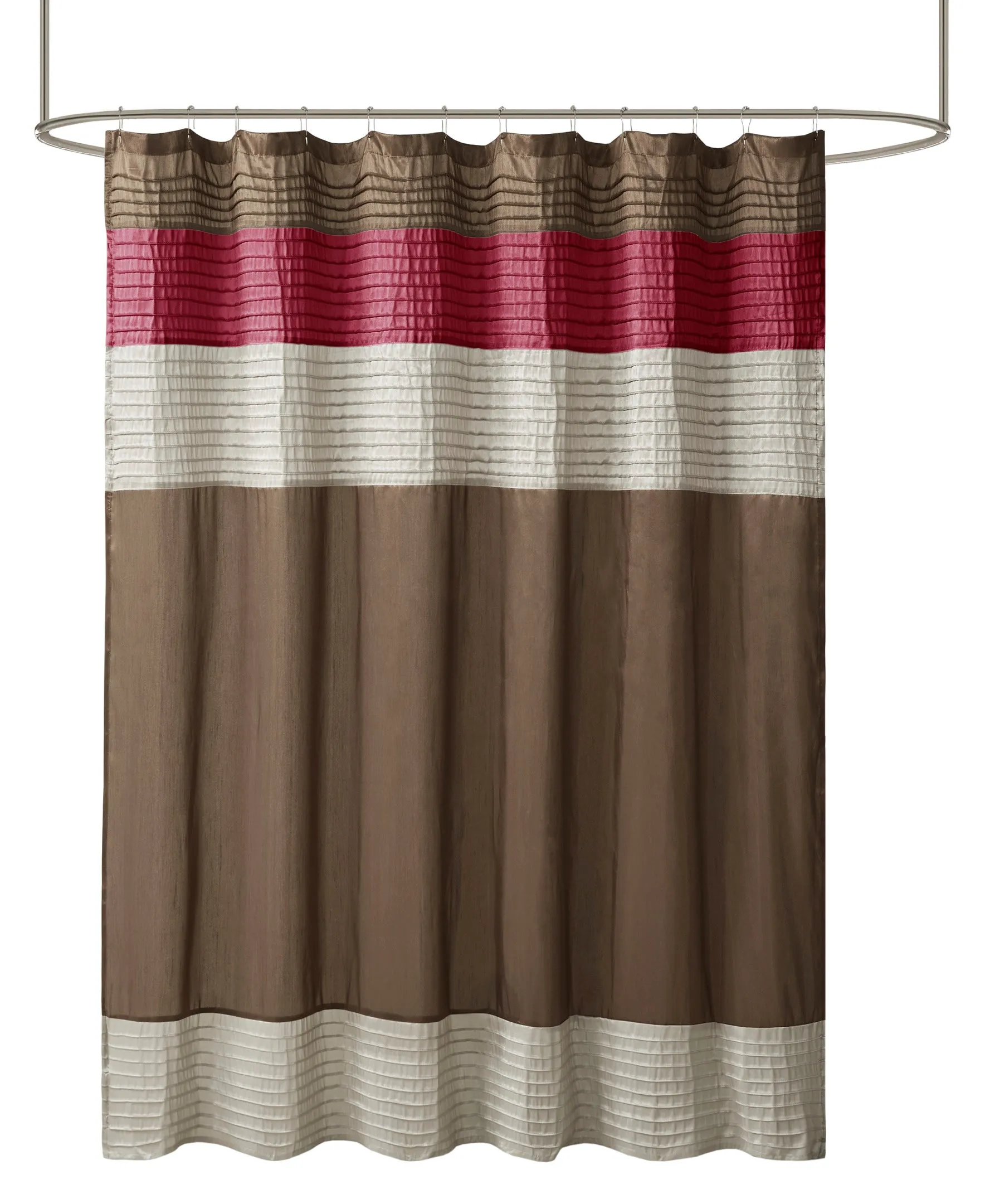 Salem Faux Silk Shower Curtain