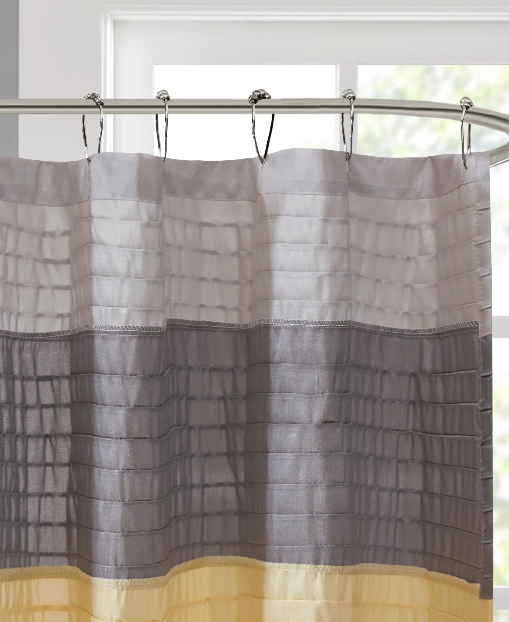 Salem Faux Silk Shower Curtain