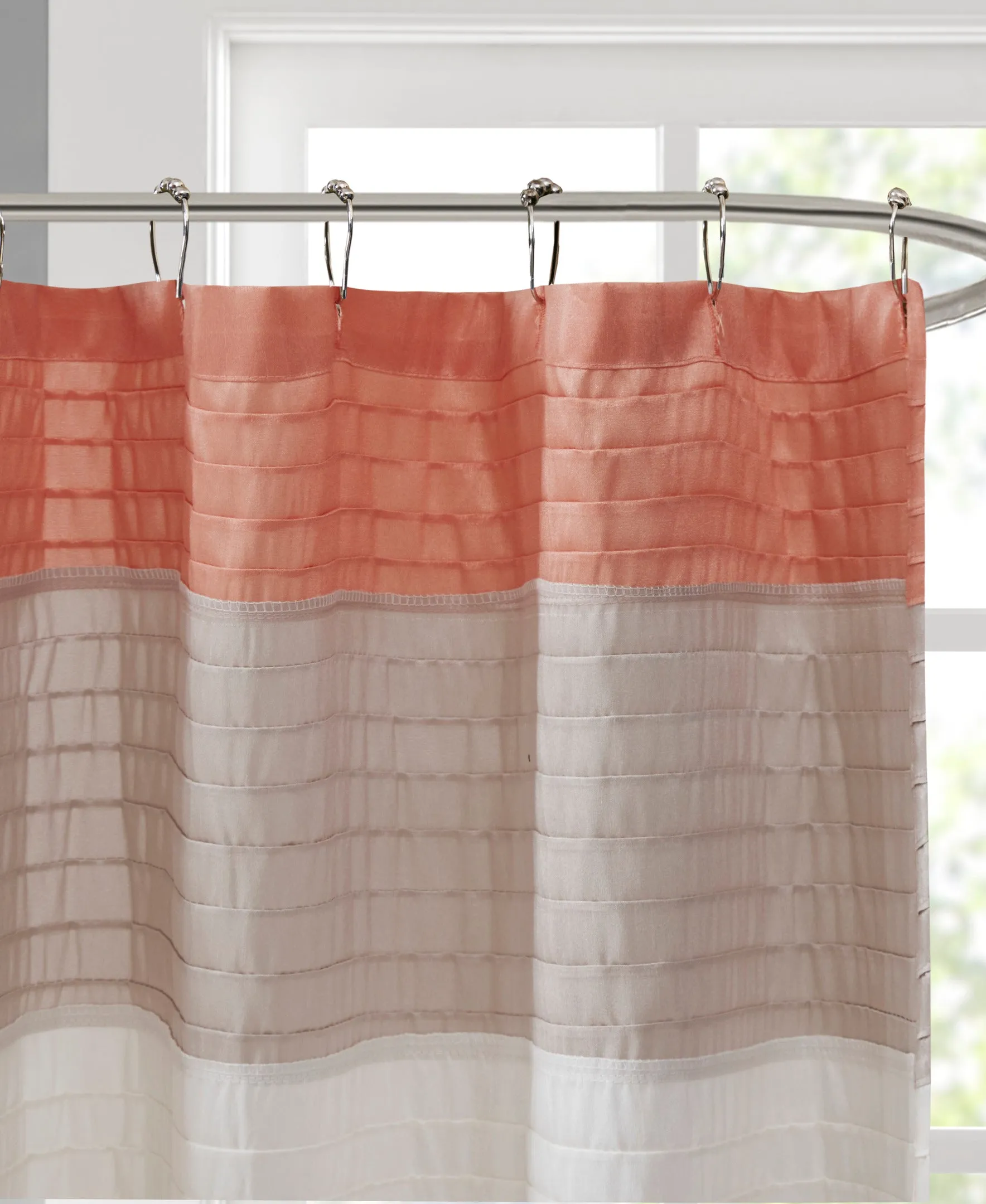Salem Faux Silk Shower Curtain
