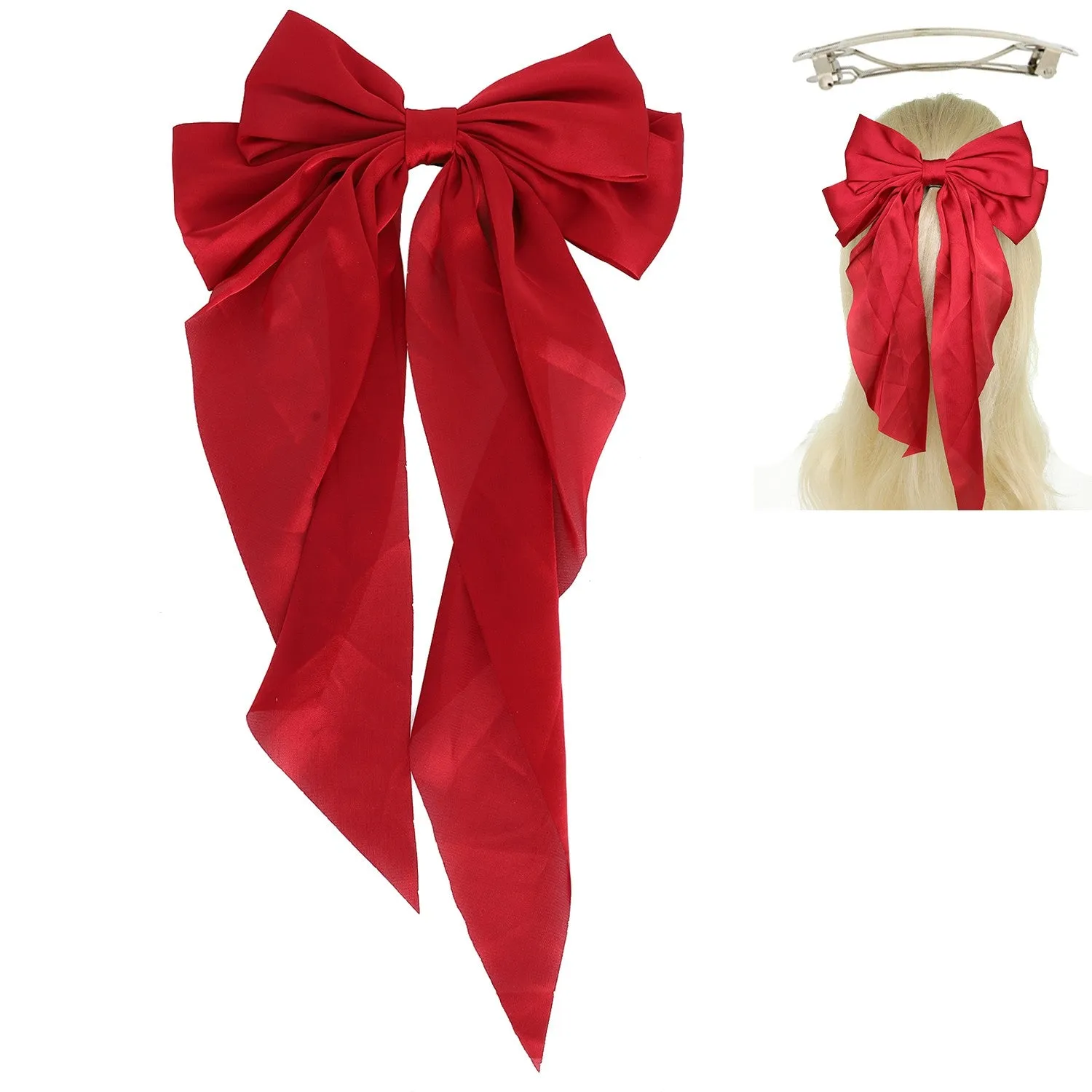 Satin Hair Bow