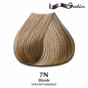 Satin hair color Nutural 1N Black Cover Gray 3oz *