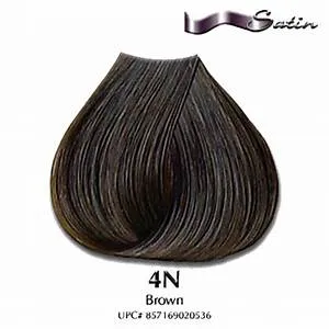 Satin hair color Nutural 1N Black Cover Gray 3oz *