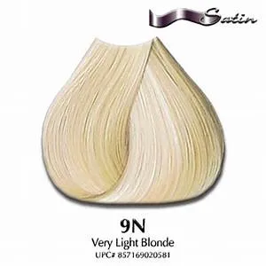 Satin hair color Nutural 1N Black Cover Gray 3oz *