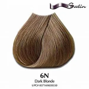 Satin hair color Nutural 6N Dark Blonde Cover Gray 3oz