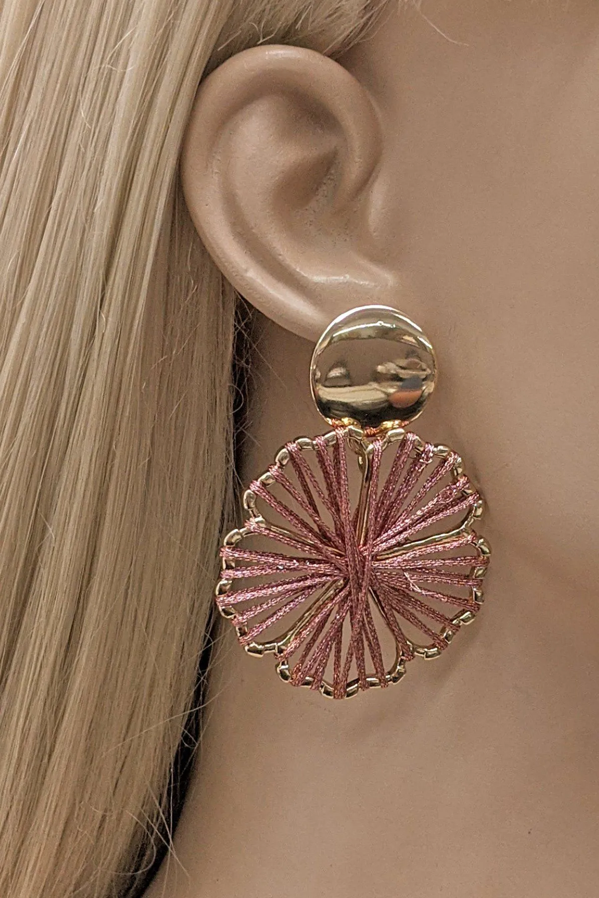 Satin Silky Threaded Fashion Earrings