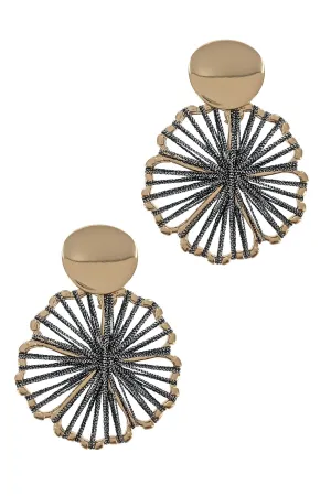 Satin Silky Threaded Fashion Earrings
