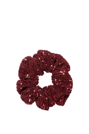 Scrunchie Sequins Bordeaux