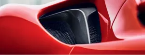 SF90 Exterior Carbon fiber air intake splitters