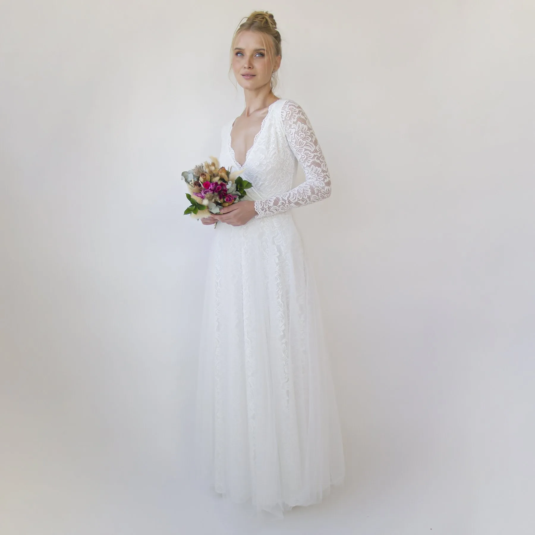 Sheer Illusion Tulle Skirt #1315