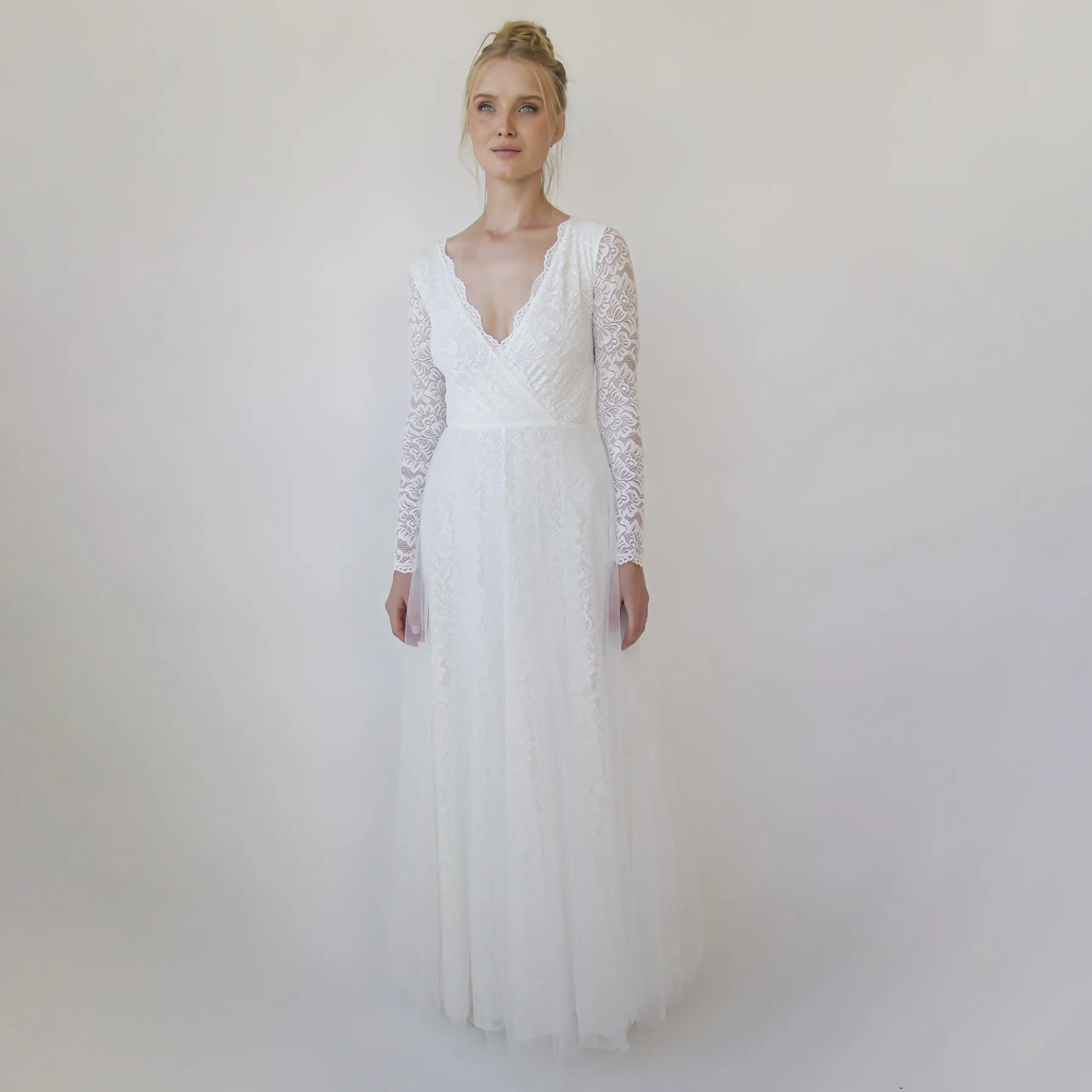 Sheer Illusion Tulle Skirt #1315